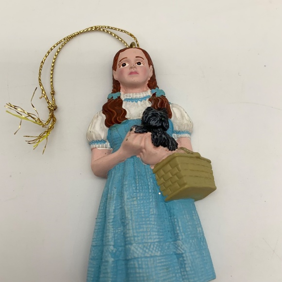 VTG Kurt Adler Wizard of Oz Dorothy & Toto 'No Place Like Home' Ceramic Ornament - Picture 2 of 10
